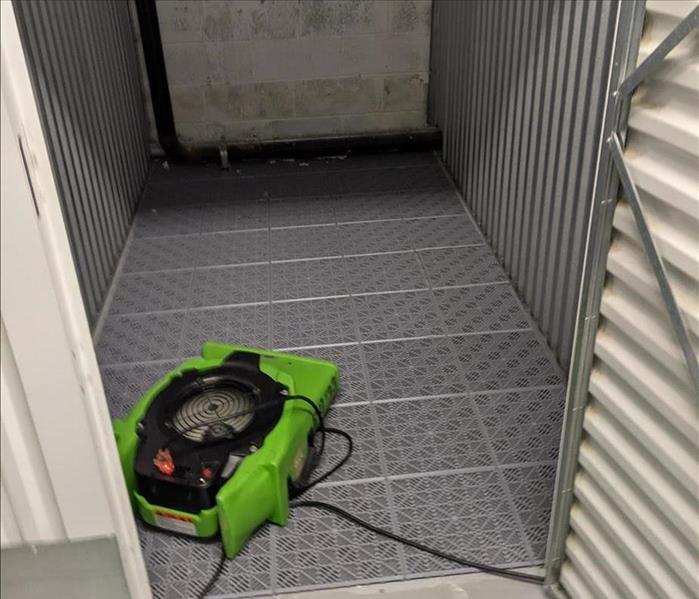 SERVPRO equipment drying floor